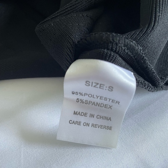 Elegant Black Bodycon mermaid cocktail Dress - Picture 7 of 9